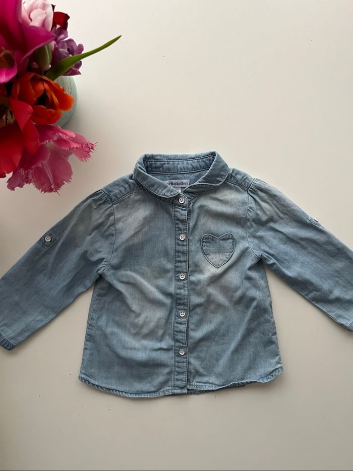 Lot de 4 robes et 1 chemise - 12 mois - Cadet Rousselle - Vertbaudet - Kiabi - Okaidi - photo numéro 8