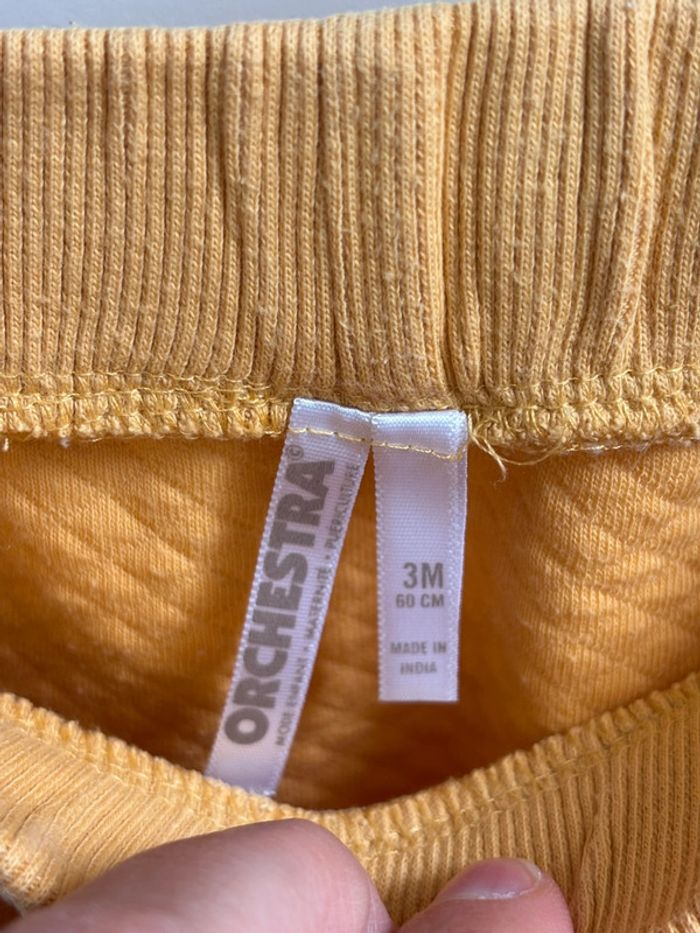 Ensemble gris et jaune mixte 3 mois - photo numéro 9