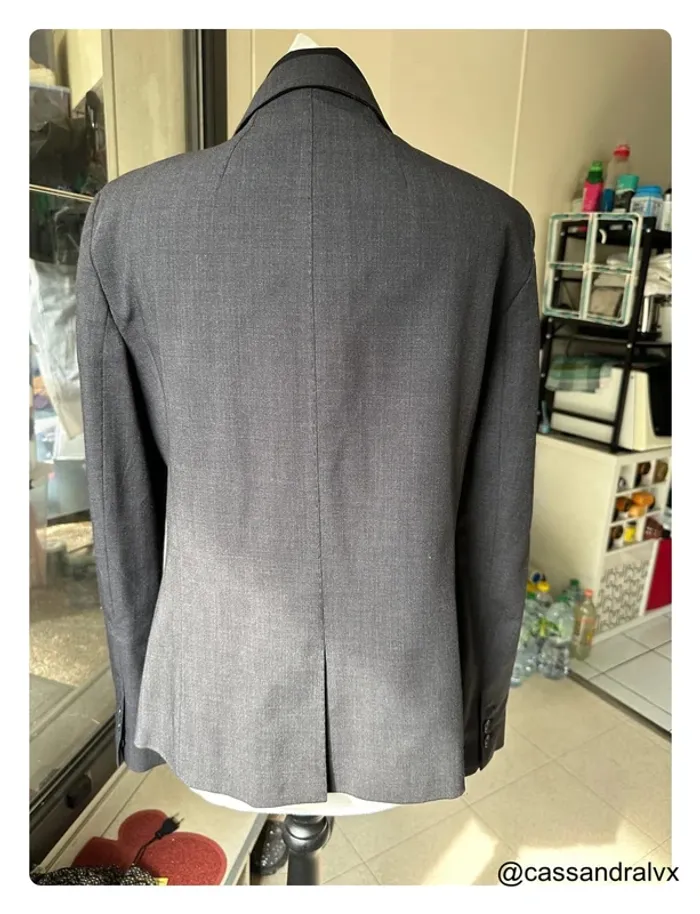 Blazer gris en laine - Gerard Darel - photo numéro 2