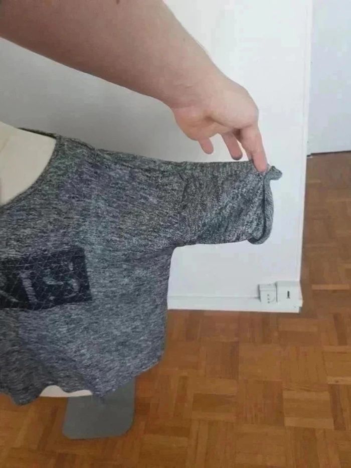 Pull décontracté léger manches courtes paris m - photo numéro 2