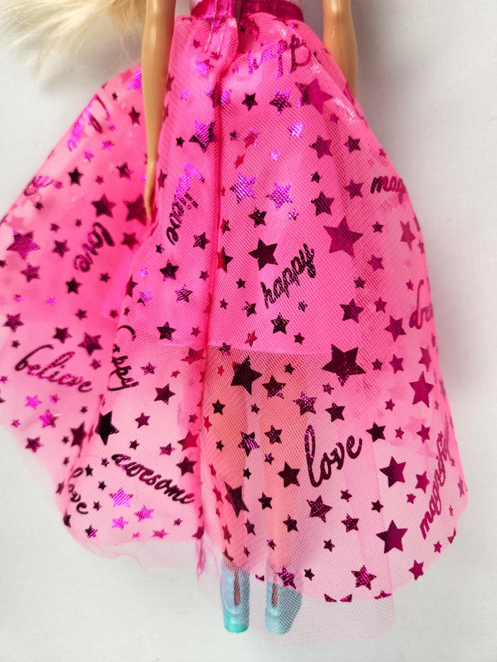 Poupée Barbie Princesse robe rose - Mattel 2015 - photo numéro 6
