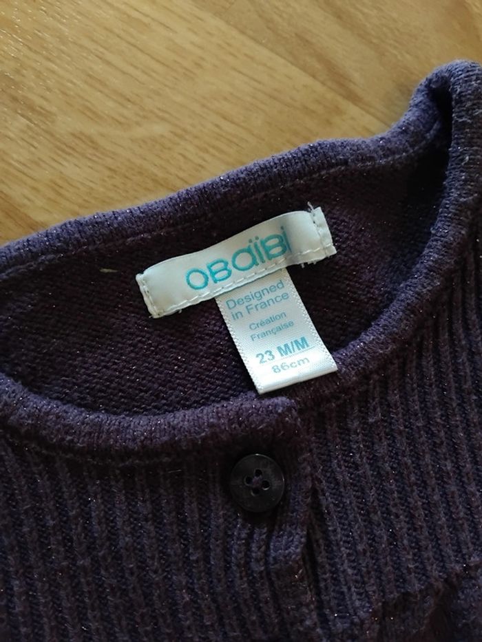 Obaïbi gilets fille 2ans - photo numéro 3