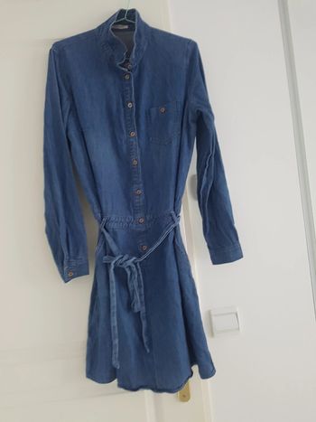 Tunique robe longue chemise en jeans Promod T. 38