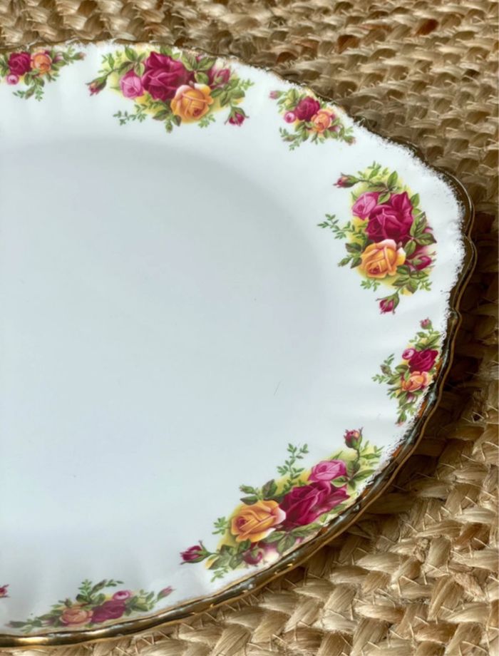 Grand plat Porcelaine Royal Albert - photo numéro 3