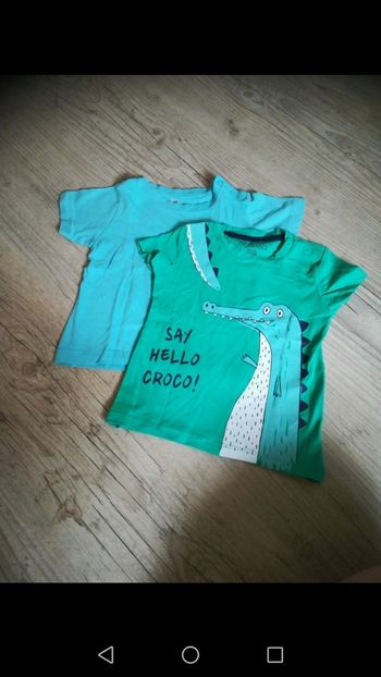 Lot de 2 t-shirts bébé 18 mois