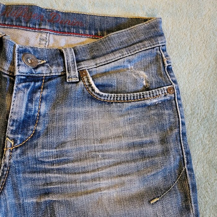 Pantacourt Jeans Femme vintage Y2K 🩳 Tommy Hilfiger - Taille W28 / FR38 - photo numéro 5