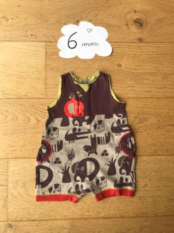 Barboteuse p’tit béguin taille 6 mois