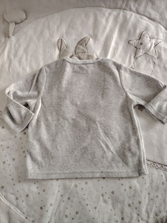 Pyjama gris bleu - photo numéro 5