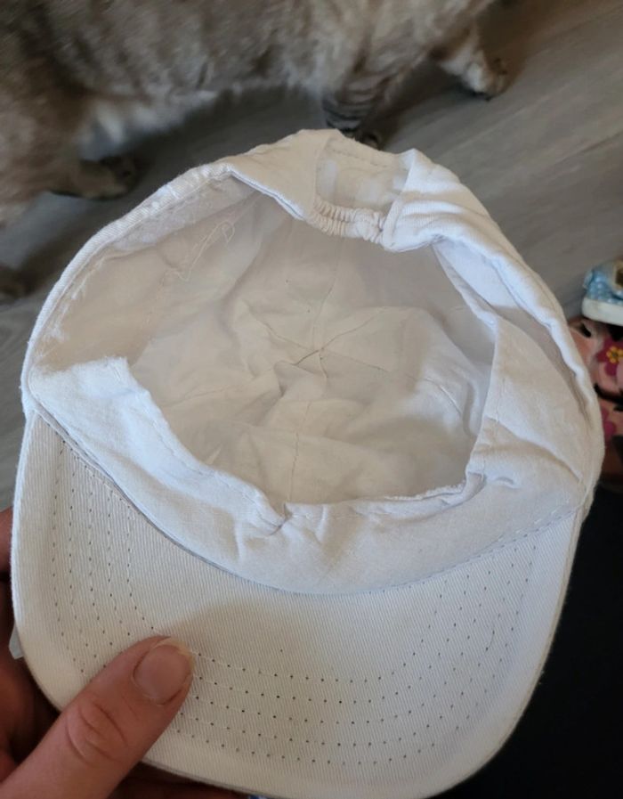 Casquette blanche bébé fille - photo numéro 3