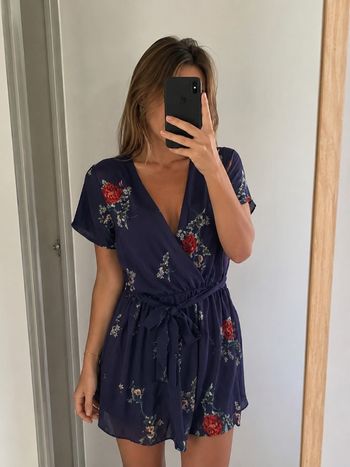 Combi short fleuri / Taille 36