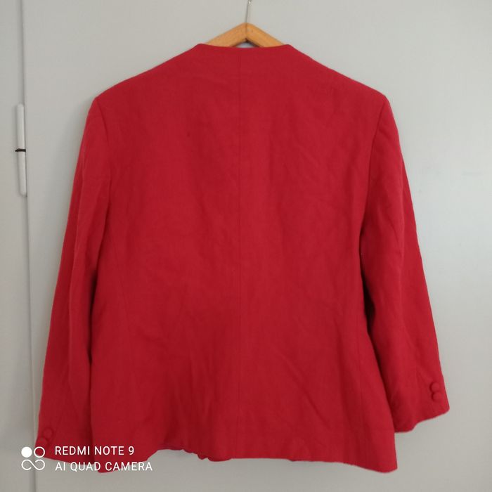 Blazer en laine orangé t42/44 - photo numéro 4