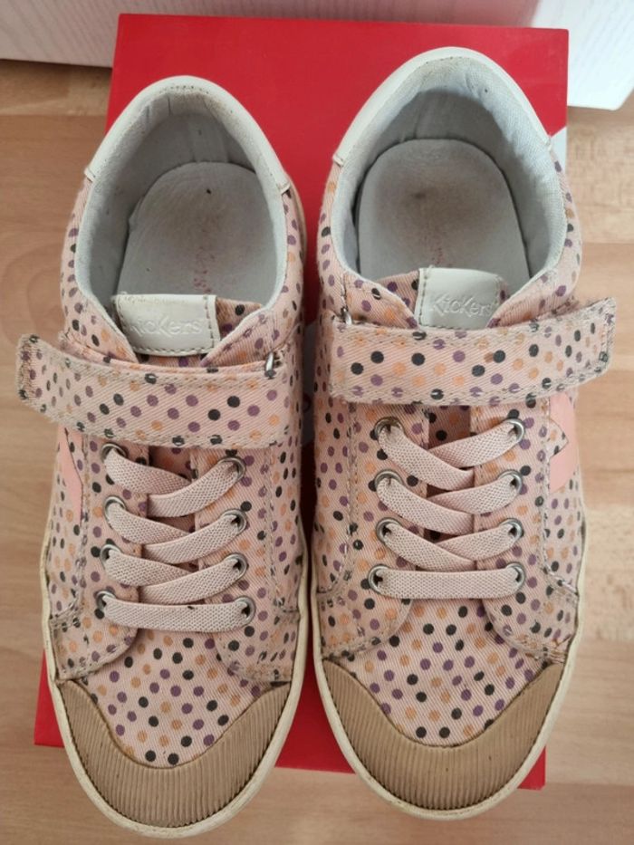 Baskets en toile kickers pointure 31 - photo numéro 4