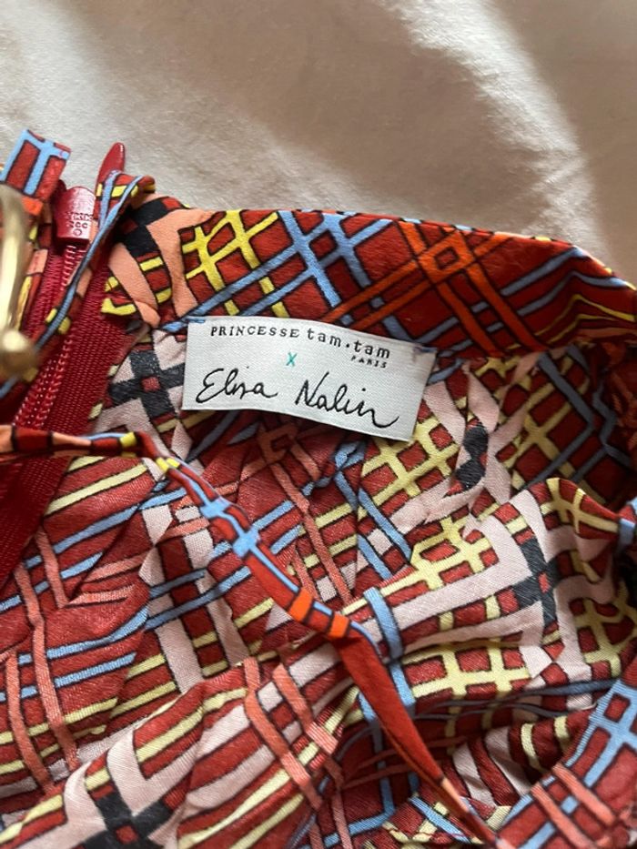 Robe fluide rétro bretelle estivale collab Elisa Nalin - photo numéro 8