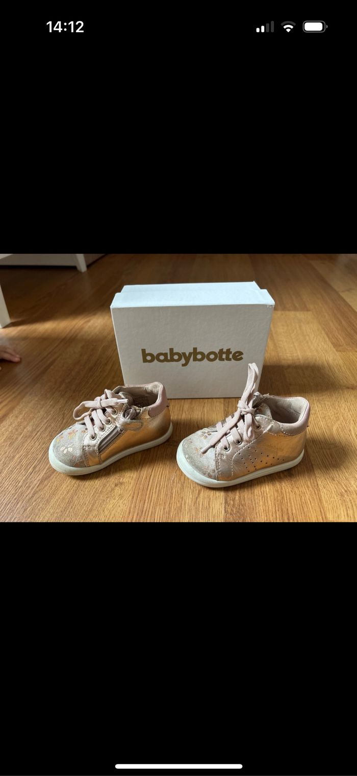 Chaussure bottine bébé fille babybotte 20