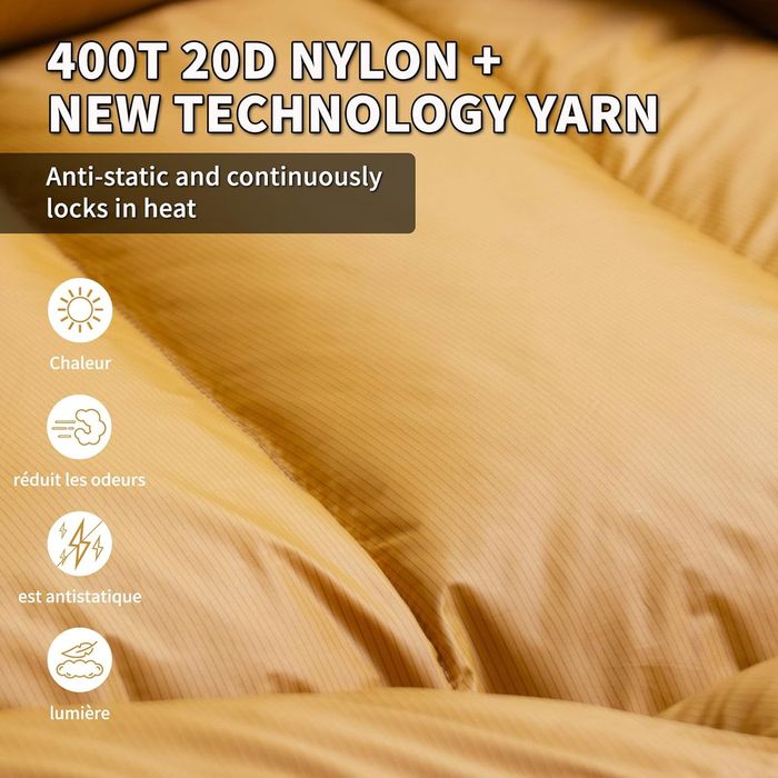 [NEUF] Sac de Couchage en Duvet 680 FP BUERTS de -1 °C à -13 °C - photo numéro 7