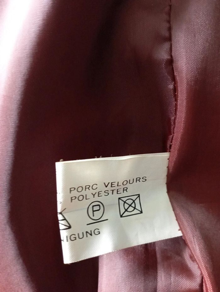 Gilet costume femme croûte porc marron foncé - photo numéro 6