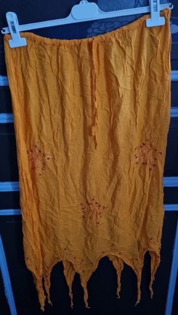 Jupe de plage légère avec sequins taille unique (36-44)