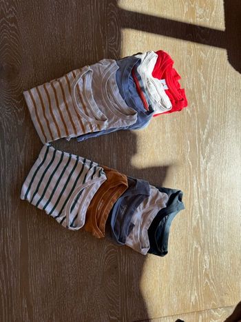 Lot de 10 tee shirts manches courtes garçon 