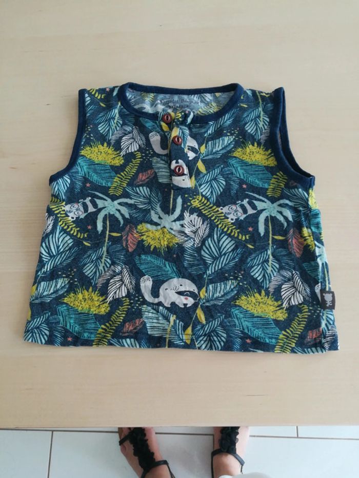 T-shirt sans manche fille