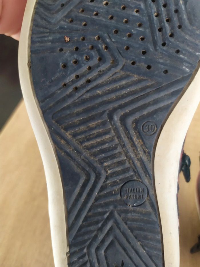 Chaussures baskets montantes à lacets garçon bleu marine taille 30 Geox - photo numéro 3