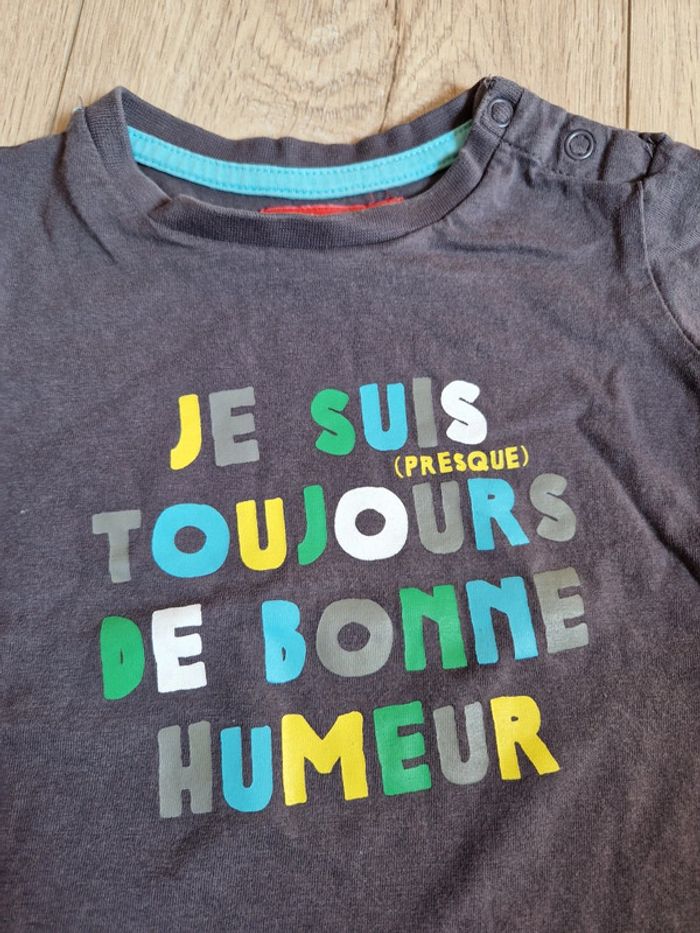 T-shirt bonne humeur - photo numéro 2