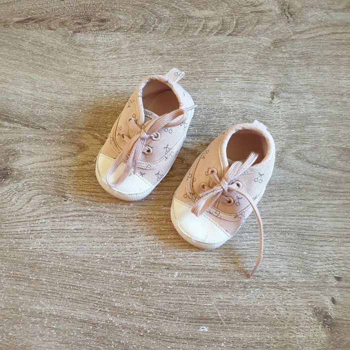 🩷 Baskets en toile à lacets Kiabi pointure 18 #emyfleury_pointure18fille - photo numéro 2