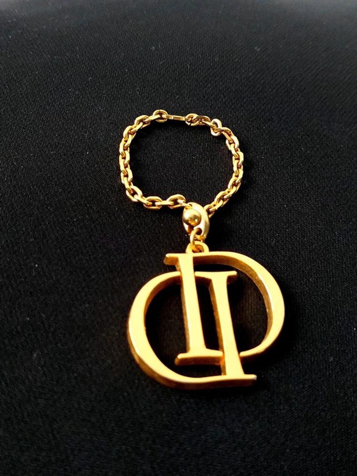 Magnifique porte clé Decat Paris en plaqué or vintage - photo numéro 3