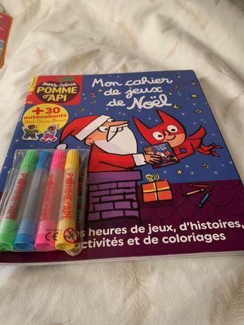 Pomme d’api mon cahier de jeux de Noël