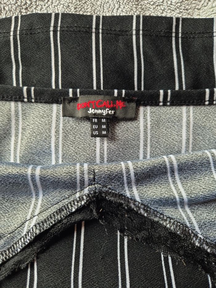 débardeur noir et blanc jennyfer M - photo numéro 3