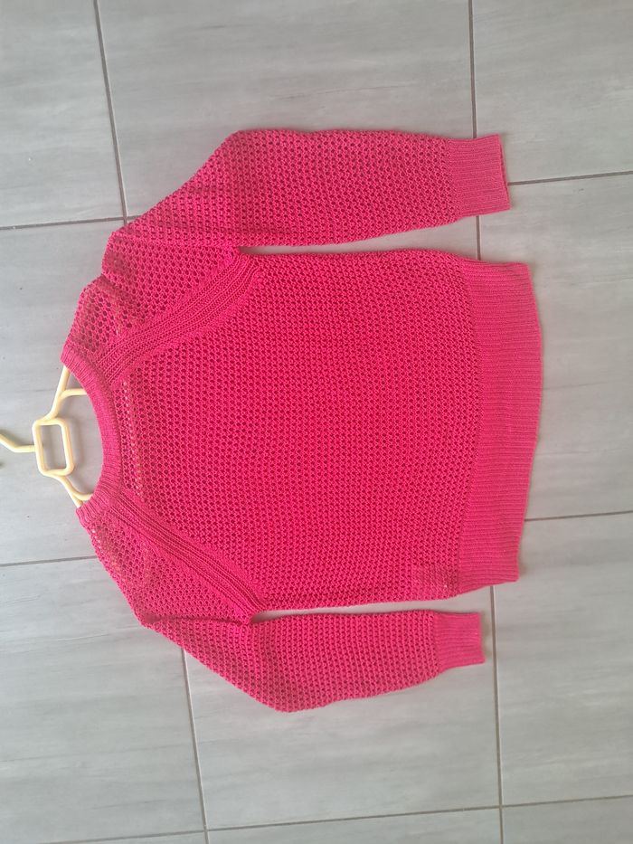Pull ajouré Framboise Kiabi Taille S (36) - photo numéro 7