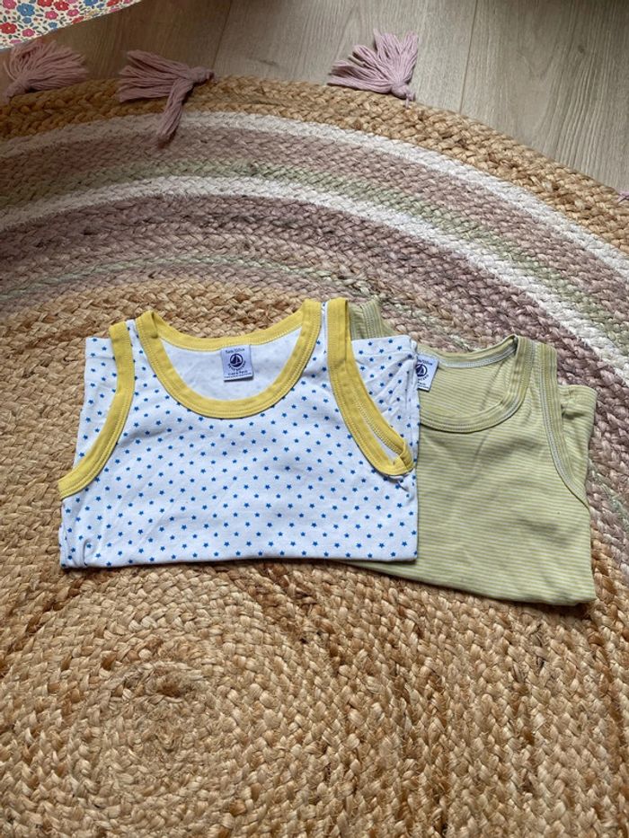 Lot de 2 maillots de corps petit bateau - photo numéro 2