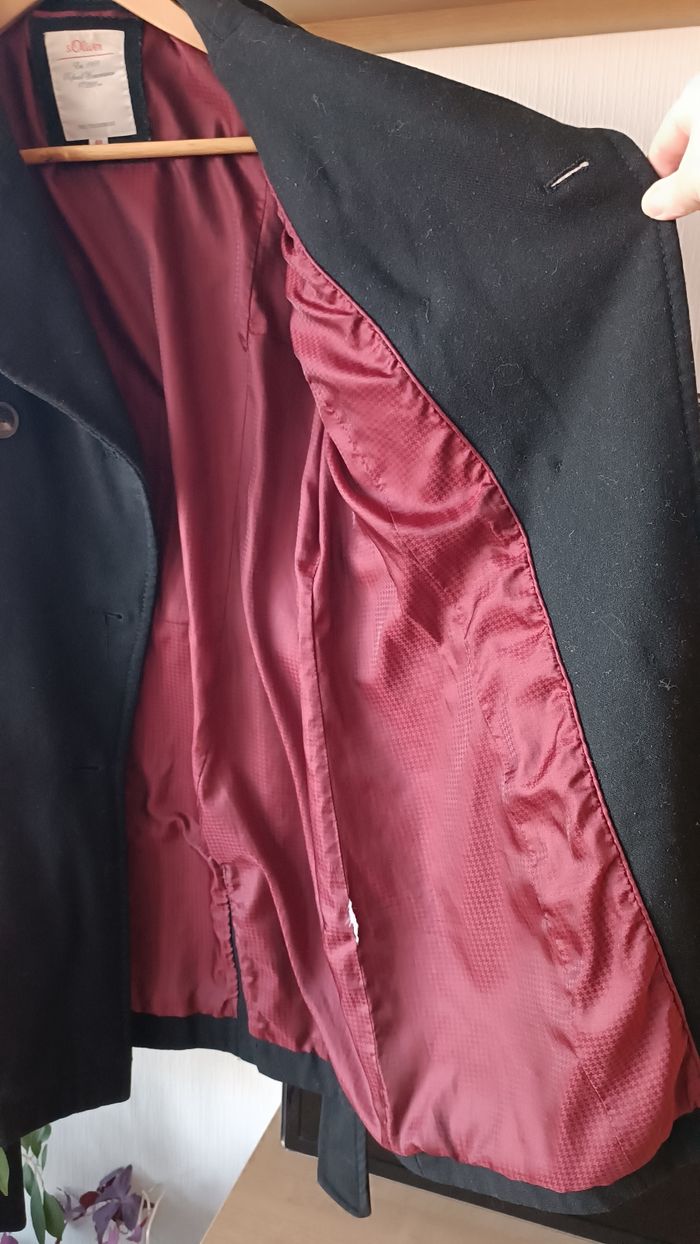 Manteau noir s.oliver femme 40 🌿 - photo numéro 10