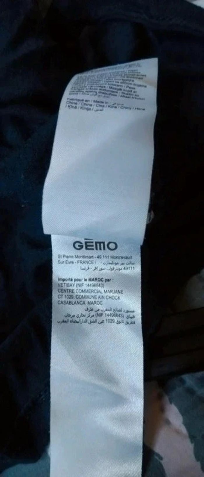 Haut avec dentelle marine femme 44 gemo - photo numéro 17