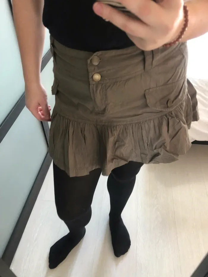 jupe kaki femme taille 38 M - photo numéro 5