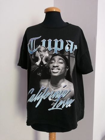 T-shirt noir 2 Pac  taille M