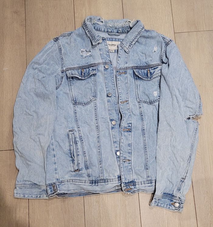 Veste en jeans pull and bear XL - photo numéro 2