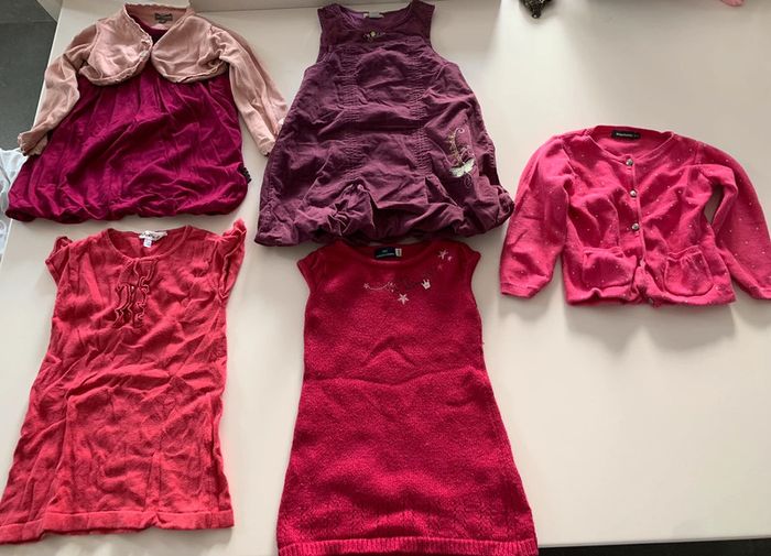 Lot robes hiver 24 mois