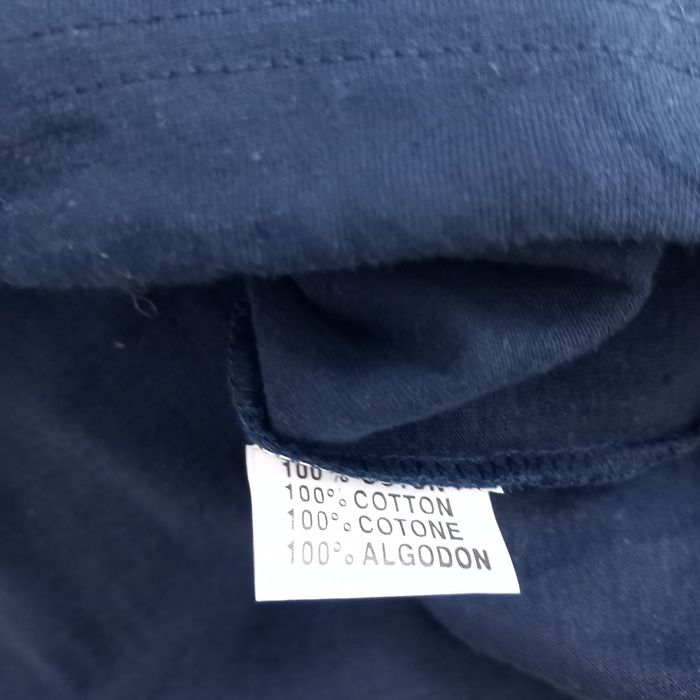 T-shirt homme bleu marine imprimé taille M - photo numéro 5