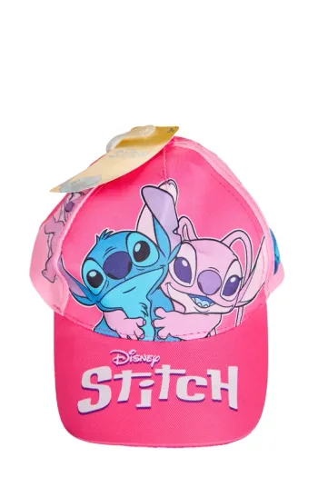 Casquette Disney Stitch rose enfant neuve 3+ réglable été 3-5 ans, 53 cm·Neuf avec étiquette