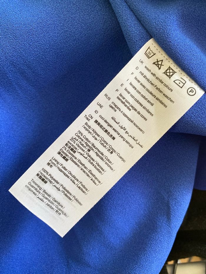Veste blazer bleu Edc Taille M - photo numéro 3