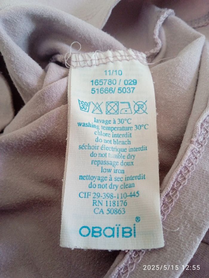 T-shirt 6 mois Obaïbi - photo numéro 4