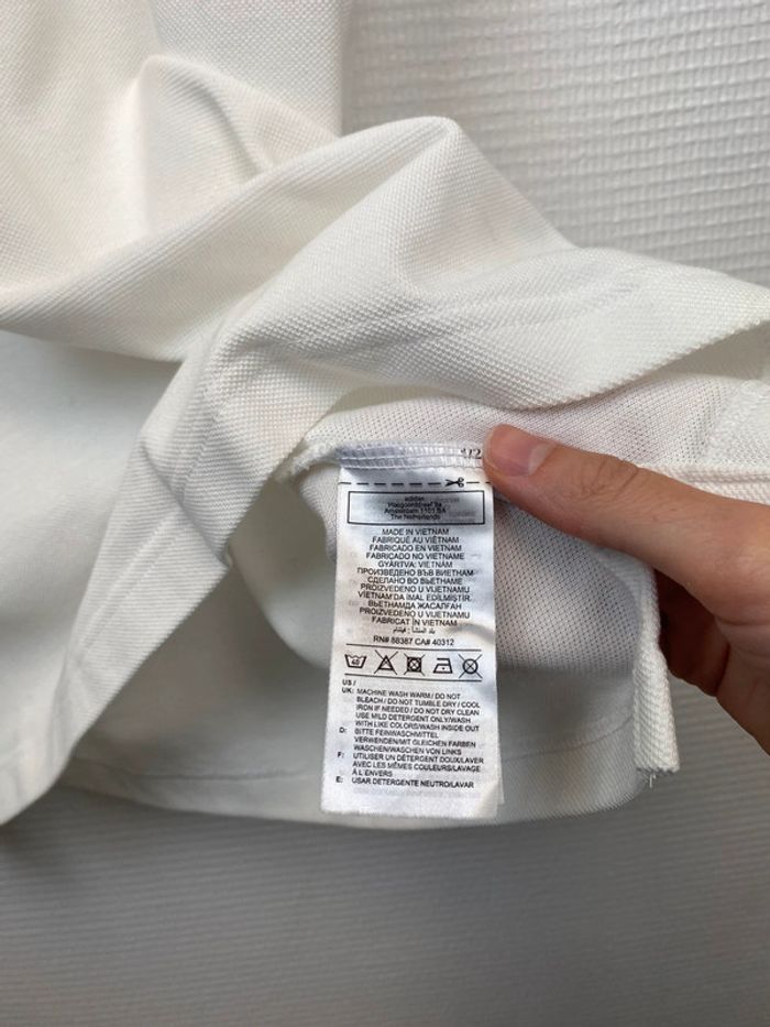 Polo, Adidas, blanc, homme, S (2738) - photo numéro 6