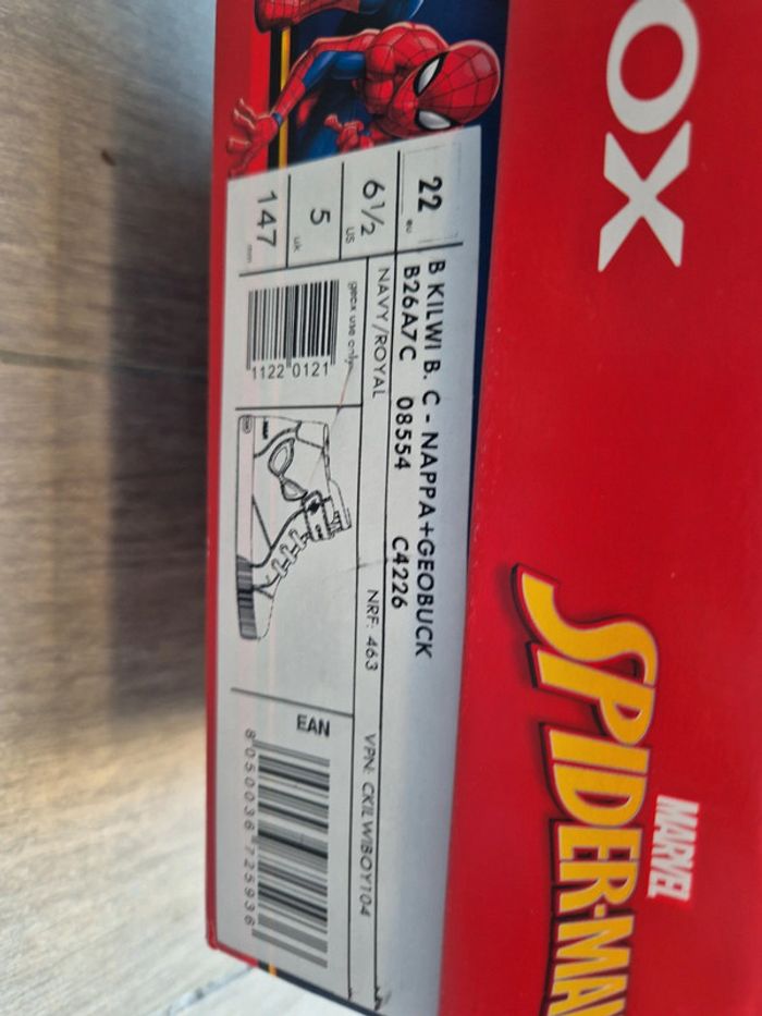 Geox spiderman 22 neuves chaussures garçon - photo numéro 6