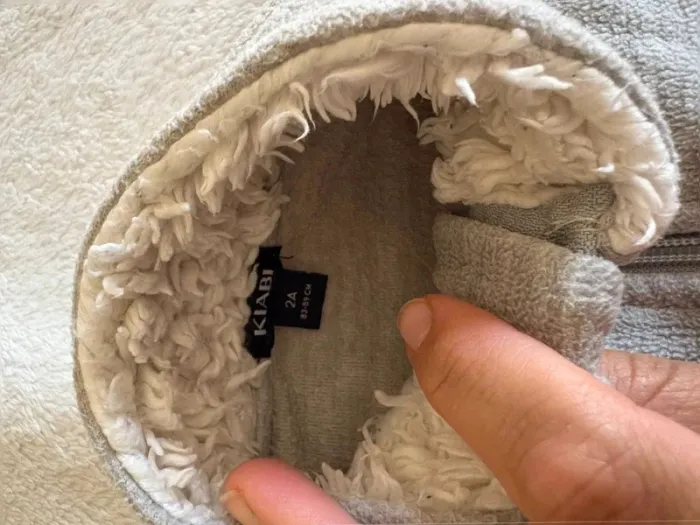 Veste zippée doublée polaire grise garçon/fille – Kiabi 2 ans - photo numéro 5