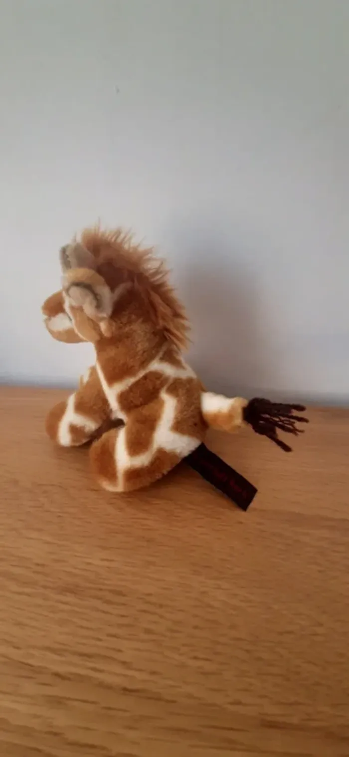 Mini peluche girafe - photo numéro 2