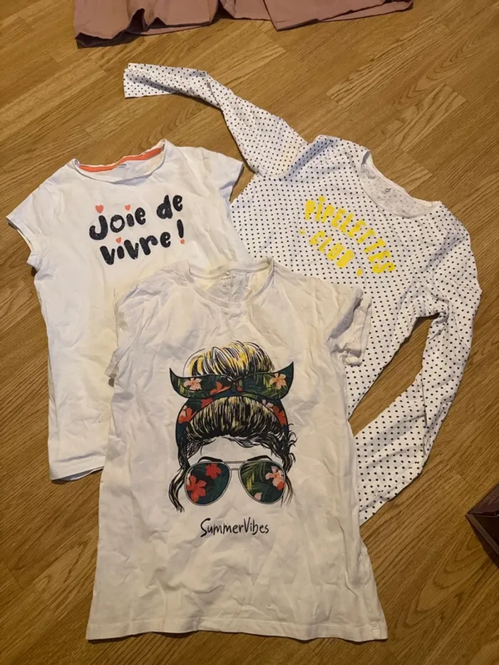 3 t-shirt 12 ans comme neuf