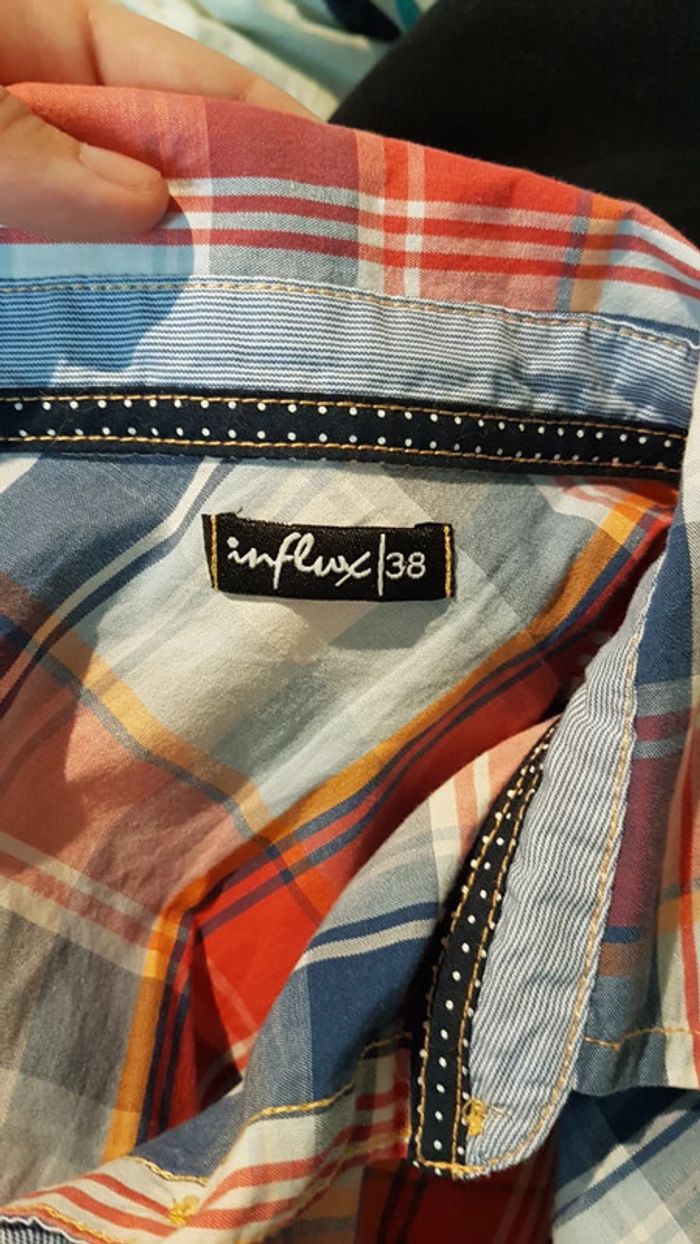 Chemise à carreaux influx - photo numéro 3