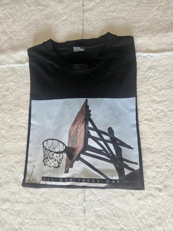 T-shirt noir homme - Mister Tee