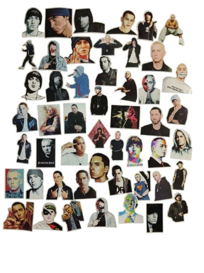 Set 50 stickers autocollants Eminem