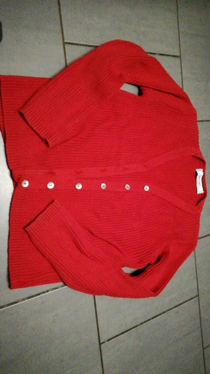 Gilet rouge taille m